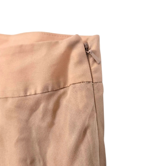 Talbots Blush A-Line Silk Skirt with Rosette Details - Picture 5 of 10